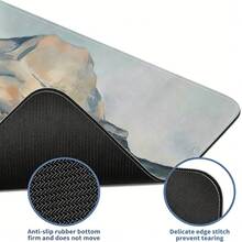 Painting Style Home Office Desk Mat, Extended Mouse Pad, XXL Mouse Pad, Office Desk Accessory, Hot-Selling Mouse Pad, Desktop Mouse Pad - Mouse Pad - View 7