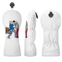 1PC Golf Club Covers With Cartoon Little Figures Pattern, Suitable For Male And Female Outdoor Golf Lovers. A Must-Have Golf Club Protector. - Multicolor - View 6