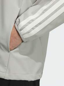 Adidas Men's ST SPORTS BD TT Knit Jacket Without Hood KC2846 - Grey - View 6