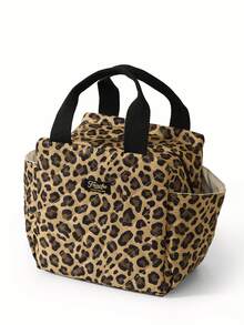 Bolsa de almuerzo aislada con lunares retro de moda, bolsa térmica elegante y minimalista a prueba de fugas, bolsa enfriadora aislada reutilizable de gran capacidad, adecuada para trabajo, escuela, picnic y viajes a parques temáticos, regalo de vuelta a la escuela en otoño, regalo de Navidad, regalo del Día de San Valentín - Multicolor - Ver 16