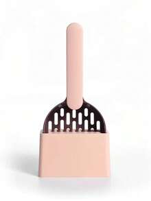Cat Litter Scoop Plastic Cat Litter Scoop With Base Self-Cleaning Cat Litter Box Scoop Kitten Toilet Cleaning Tool Cat Supplies - Multicolor - View 11