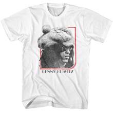 Camiseta para adulto con cabeza de Lenny Kravitz enmarcada, color blanco - Blanco - Ver 1