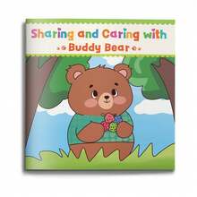Buddy Bear 兒童閱讀遊戲書，培養日常習慣與社交技巧的故事系列，涵蓋穿衣服、收拾整理、分享、禮貌用詞與嘗試新事物 - 夥伴熊閱讀遊戲書 - 查看 9