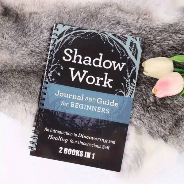 1pc Reading & Writing/Journal, Shadow Work Journal - 2-In-1 Notebook, Explore And Heal Your Subconscious Self, Guided Exercises For Healing And Nourishment, Essential Guide For Shadow Work