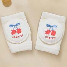 A-Class Pure Cotton Baby Crawling Knee Pads, 3D Embroidered Rabbit Non-Slip Leg Protectors, High Elasticity Breathable Anti-Collision Crawling Pads - 0-3 Years Old - View 12