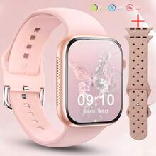 Reloj inteligente con pantalla táctil HD de 5,1 cm - Llamadas inalámbricas, cámara, control de música | Compatible con Android/iOS, unisex, esfera personalizable, alarma y recordatorio de llamadas/mensajes - Multicolor - Ver 11