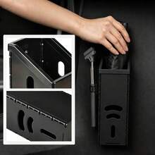 1PC Umbrella Storage Bucket, Car Trunk Umbrella Holder, Built-In Car Organizer Box, Portable Car Storage Bucket - A - View 2