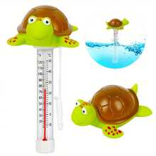 Termómetro flotante blanco multifunción para temperatura de agua y aceite, medidor de temperatura flotante específico para piscina - A - Ver 7