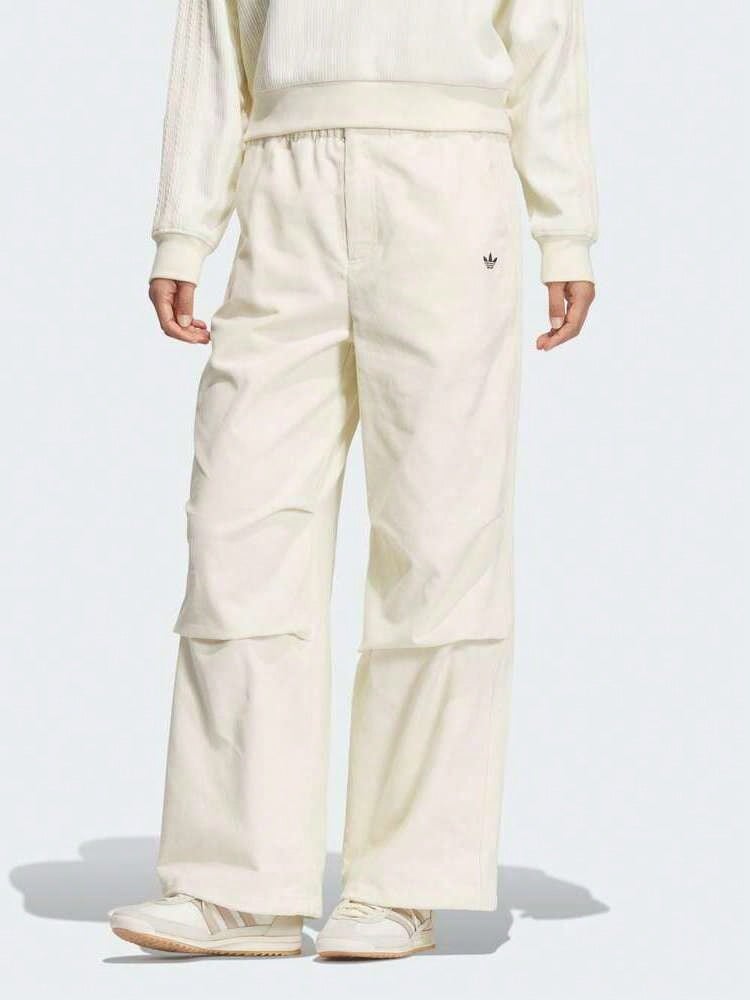 Adidas Originals Women's STREET W PANT Woven Long Pants KS5958 - Beige - View 1