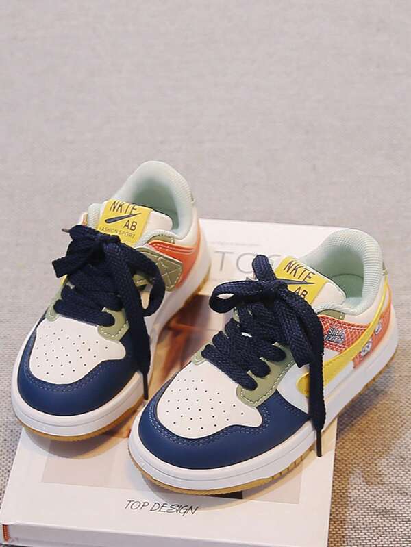 Children's Fashion Skate Shoes New Style Boys' Sports Shoes Girls' Casual Shoes Big Kids' Student Sports Shoes