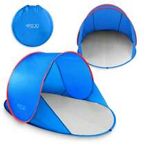 Self-Folding Inflatable Tent Outdoor Tent Multiple Colors Available - Blue and Red - View 2