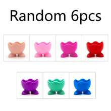 Silicone Egg Cooker Cup, Suitable For Soft-Boiled Or Hard-Boiled Eggs - Multi-Color Packaging, With Stand, Can Hold Eggs Individually - Dishwasher , Easy To Clean - Breakfast, Brunch, Morning Kitchen Gadget - Multicolor - View 9
