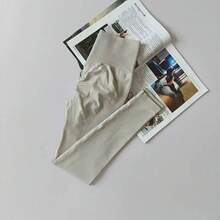 Pantalones deportivos sin costuras para Yoga, mallas deportivas de cintura alta, transparentes, para Yoga, gimnasio, correr, pantalones de secado rápido, pantalones con fruncido en la parte de atrás - Burdeos - Ver 9