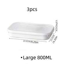 1/3pcs Reusable Meat Storage Containers Set For Refrigerator, Fresh Food Storage Boxes, Fridge Organization, Refrigeration And Freezing Dual Use, Portioning Pork, Beef, Ribs And Other Fresh Meats, 3 Storage Boxes + 3 Lids, Refrigerator Storage Boxes, Freezer Food Containers With Lids, Stackable, Food Preservation Boxes, Meat Freezer Boxes, Fruit Preservation Boxes, Lunch Boxes - Multicolor - View 12