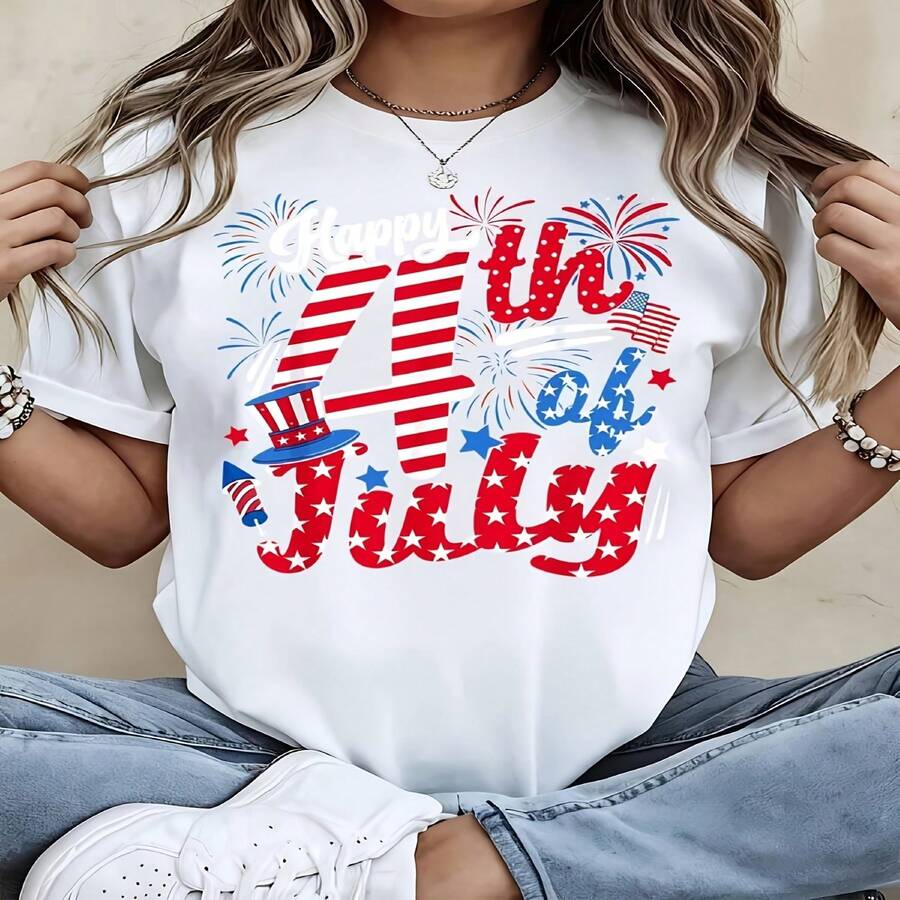 Women T-Shirts - White 434 - View 1