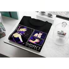 Camiseta de Anime Perfect Blue, Película de Satoshi Kon, Ropa Urbana de Culto Y2K - Negro - Ver 4