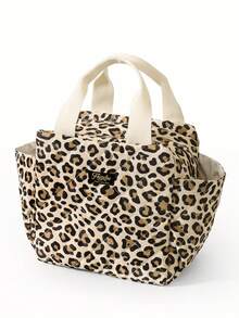 Bolsa de almuerzo aislada con lunares retro de moda, bolsa térmica elegante y minimalista a prueba de fugas, bolsa enfriadora aislada reutilizable de gran capacidad, adecuada para trabajo, escuela, picnic y viajes a parques temáticos, regalo de vuelta a la escuela en otoño, regalo de Navidad, regalo del Día de San Valentín - Multicolor - Ver 21