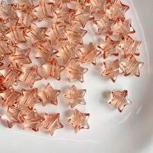 120pcs Multi-Color Transparent Five-Pointed Star Acrylic Beads, Loose Star Beads For Diy Bracelets, Necklaces, Earrings And Hair Accessories Handmade Crafts - Multicolor - View 23