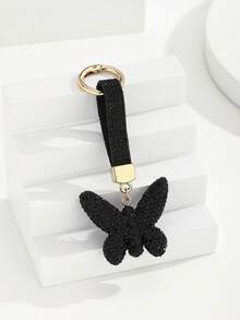Llavero de mariposa 3D con strass hecho a mano DIY, nuevo y muy vendido, colgante creativo para llaves de coche y mochila, regalo del Día de la Madre para novia, charm para bolso, regalo creativo para vacaciones, detalle para eventos, apto para uso diario - Multicolor - Ver 17