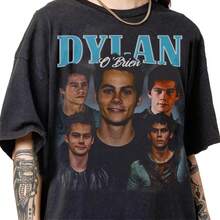 Limited Dylan O'Brien 90s Bootleg Vintage T-Shirt, Retro Dylan O'Brien Streetwear Classic Tee, Dylan O'Brien T-Shirt Gifts For Women And Man - Black - View 1