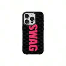 波點 SWAG 手機殼，相容 iPhone 17、17 Pro、17 Pro Max、16 Pro、16 Pro Max、14、15、16、13、14、15、12、11 Pro Max、Plus，亮面飾面，耐用防刮，時尚美觀，完美禮物 - 彩色 - 查看 5