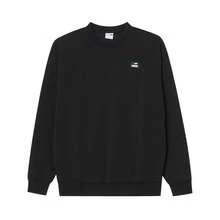 Puma Spring/Autumn Men's Crew Neck Sports Sweatshirt, Training Workout Printed Outdoor Knit Pullover 62814401 - Black - View 1