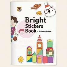 Colorful Sticker Activity Workbook With Animal, Fruit And Everyday Object Patterns, Easy-To-Peel Stickers, Suitable For Sorting And Comparison Games, Develops Focus And Observation Skills, Perfect For Home Or Travel Use Back To School - 亮色貼紙 - 查看 17