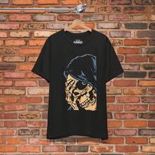 Camiseta de Esqueleto de Estilo Cómic - Camiseta Gótica Vintage de Terror para Fanáticos de Calaveras y Esqueletos, Estilo Punk Metal, Diseño Retro de Cómic, Regalo Espeluznante - Negro - Ver 4