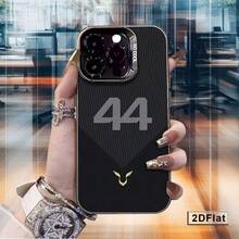 Entrega nacional Funda para teléfono: Nueva, plana 2D No.Funda para Teléfono 44 Sports, Carcasa Iridiscente Plateada, Lujosa, Elegante, Anti-Amarilleo, Resistente a las Manchas, a Prueba de Caídas, Estilosa, Moderna, Creativa, de Alta Calidad, Unisex, Compatible con iPhone Serie 17, 16, 15, 14 - 1 imagen - Ver 2