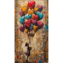 16x20英寸成人数码油画套装 - 包括画布、丙烯颜料和画笔 - 非常适合家居装饰、生日、父亲节、母亲节礼物 - 駝色 - 查看 10