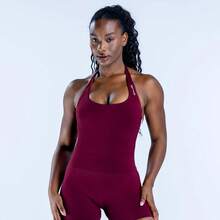 Top corto de impacto con cremallera para Fitness para mujer, Top corto deportivo de manga larga, camisetas de gimnasio para correr sin costuras, camiseta de entrenamiento de secado rápido para Pilates y Yoga,2026 - Camisa azul oscuro de manga corta - Ver 9