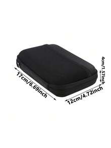 Portable Power Bank Data Cable USB Hard Drive Phone Storage Bag Shockproof Protective Cover Travel Carry Case For External Hard Disk Powerbank Organizer Pouch, External Hard Disk Hard Drive Case, Digital Accessories Multi-Use Compact Organizer Box - View 3