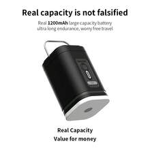 Portable Rechargeable Air Pump, 3-In-1 Inflator & Deflator Pump, LED Light, 5 Nozzles, USB Charging, ABS Material, Camping Essential - Many - View 9