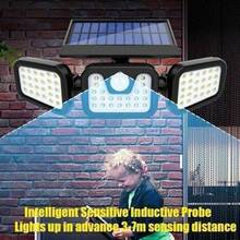 74LED Solar Outdoor Lights,Pathway Lights,Outdoor Lights With Solar,Led Lights,Wall Light,Advanced Motion Detection 16-26 Feet Sensing Range,Durable Weatherproof Design For Patio,Garage,Porch,Yard,Gazebo Outdoor,Outside Decor,Room Decor,Garden Decor - 74LED - View 7