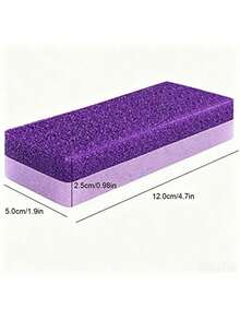 1/4pcs Foot Pumice Stone Exfoliating File, Removes Calluses And Dead Skin, Heel Brush, Salon-Grade Foot Scrub Pad, Unisex Pedicure Exfoliating Tool, Suitable For Christmas And Other Holiday Gifts, Also Can Be Used As Learning Supplies - Foot File - View 9
