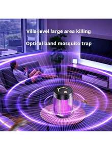 SOKANY USB Powered Mosquito Repellent Lamp - Purple Light, Desktop + Wall Mount Dual Use. UV Light Attracts Mosquitoes, 360° Wide Angle Silent Protection, Protects Sleep, Essential For All Seasons, Mosquito Repellent Device. - Black - View 8