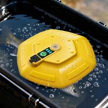 IPX7 Waterproof Floating Rechargeable Aerator Pump, Ultra Quiet Portable Oxygen Bubbler With Durable Battery, Live Bait Aerator For Minnow Bucket, Fish Tank, Outdoor Fishing And Live Bait Transportation - Yellow - View 5