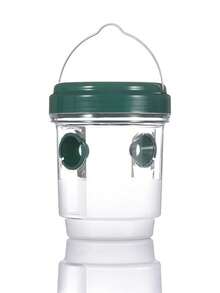 3/2/1 pièce Piège à guêpes rond en PP, boîte de capture d'abeilles suspendue à l'extérieur, attrape-insectes réutilisable, sans électricité requise, matériau plastique, répulsif et tueur d'abeilles et de guêpes - A - Voir 9