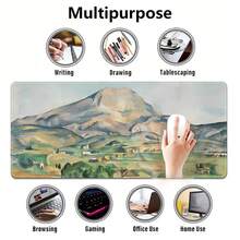 Painting Style Home Office Desk Mat, Extended Mouse Pad, XXL Mouse Pad, Office Desk Accessory, Hot-Selling Mouse Pad, Desktop Mouse Pad - Mouse Pad - View 4