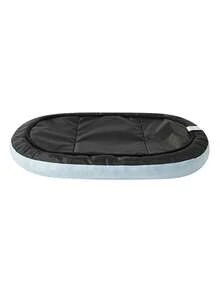 1pc Summer Cooling Ice Silk Latex Dog Bed, Pet Bed With Neck Support, Fully Polypropylene Fiber Filled, Non-Slip Dotted Bottom Waterproof Thickened Ice Silk Pad, Washable Breathable Cooling Nest, Suitable For Small Dogs, Medium Dogs And Cats - Green - View 9