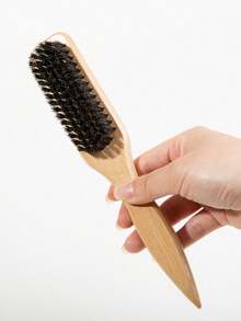 1pc Smooth Tail Comb, Suitable For Creating Smooth Ponytails, Smoothing Flyaways, Designing Curly Hair, Controlling Hairline - Wide Tooth Comb, Can Be Used For Sectioning And Cutting, Hair Styling Tool - Multicolor - View 8