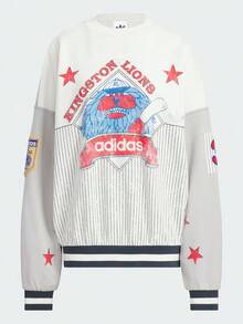 Adidas Originals 男士 BASEBALL CREW 運動針織圓領運動衫 KG3146 - 灰色 - 查看 2
