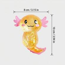 1pc Transparent Colorful Salamander Shaped Squeeze Toy, Suitable For Teenagers, Students And Office Workers, Ideal Choice For Classroom Supplies, Party Favors And Gift Bag Fillers, Perfect For Back To School, Birthday And Holiday Gifts. - Multicolor - View 6