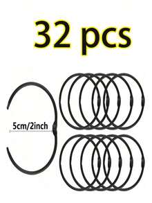 10pcs Rust-Proof Bathroom Shower Curtain Rings, Round Decorative Shower Curtain Rings, Metal Shower Curtain Rings, Split Ring Inner Diameter 2 Inches (Approx. 5cm), (Gold, Silver, Black), Rust-Proof Bathroom Shower Curtain Hooks, Round Decorative Shower Curtain Rings And Hooks, Metal Curtain Rings, Split Ring Inner Diameter 2 Inches (Approx. 5cm), (Gold, Silver, Black), Popular 3-Color Metal Open Shower Curtain Rings, Bright Gold/Matte Black - Shower Curtain Ring - View 18
