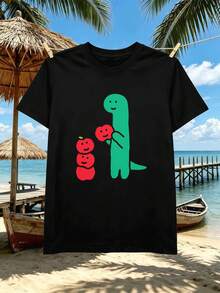 T-shirts i stora storlekar för män - Svart - Visa 1