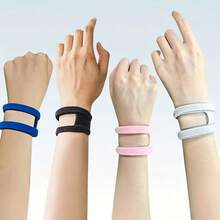 2pcs Unisex Sports Wrist Wraps For Badminton, Yoga, Weightlifting, Fitness, Compression Tendon Sheath Wristbands - Multicolor - View 1