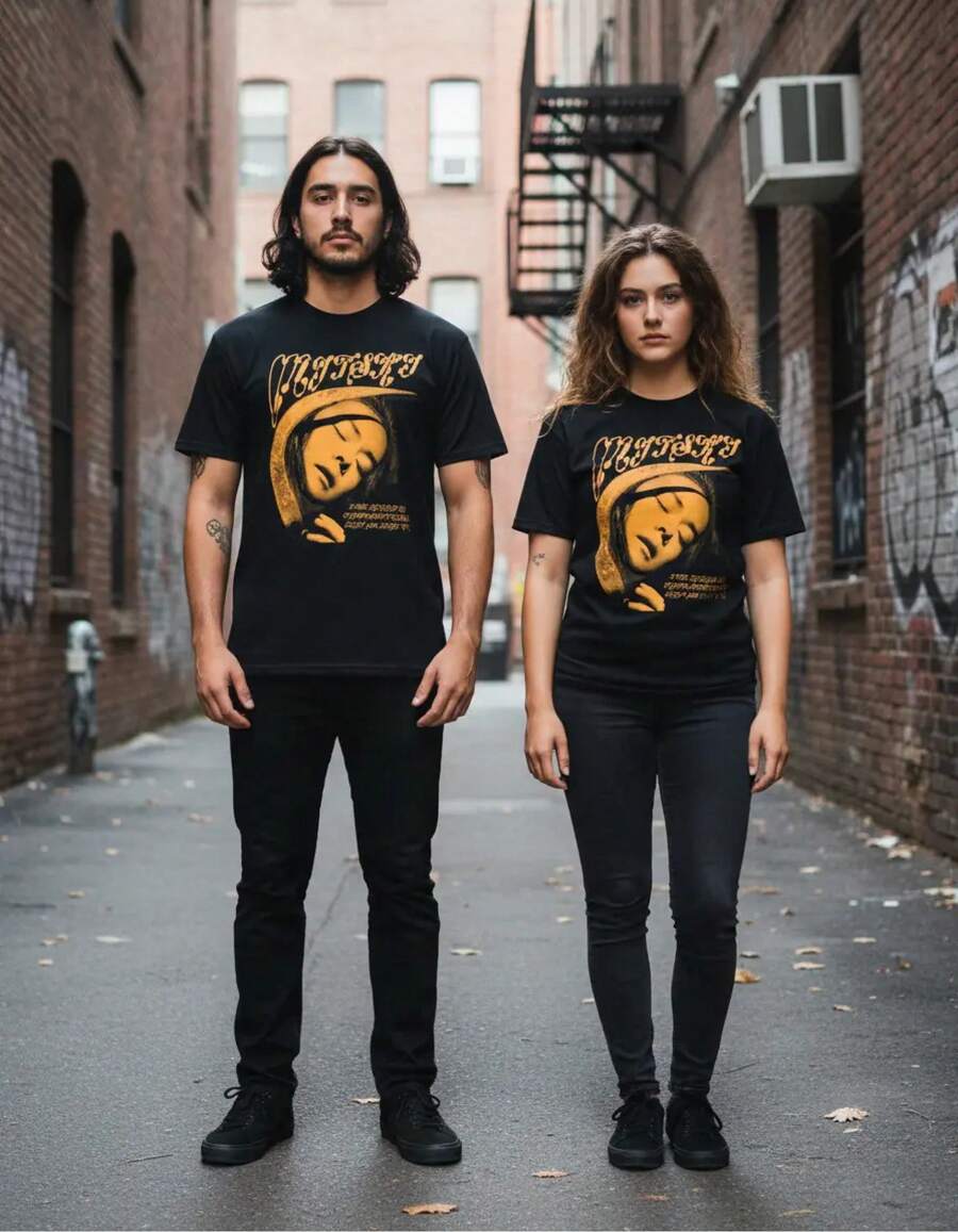 Playera Unisex Mitski 2 - Negro - Ver 1
