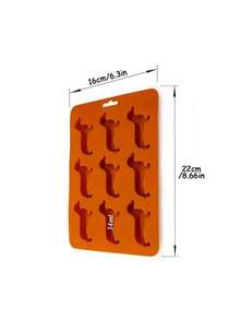 3D Dachshund Chocolate Cake Mold - Suitable For Beer Ice Cubes, Party DIY Gummies, Baking And Cooking Decoration - Brown - View 3