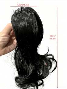 European & American Style Wigs: Long Hair, Curly Hair, Short Ponytail, Fluffy, Natural, Realistic Ponytail - Multicolor - View 2