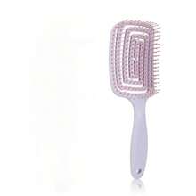 Massage Comb For Detangling And Volumizing Hair, Hair Massage Comb With Hollow Design, Styling Tools For Real Hair Wigs - Blue - View 9